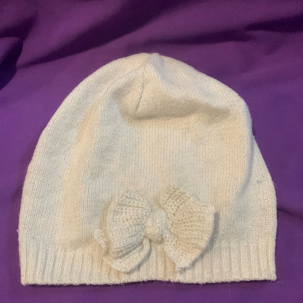 H&M Sparkly off white hat